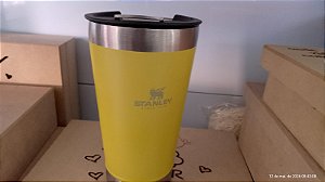 Copo Térmico Com Tampa E Abridor Aço Inox 473 Ml , Calcular o Frete >