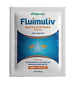 Acetilcisteína Em Po Com 16 Envelopes De 5g, Calcular o Frete>
