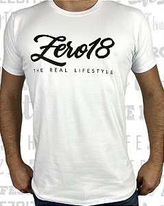 Camiseta Básica Zero18 ( The Real Lifestyle ) Branca