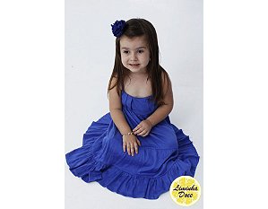 Vestido Longo Azul - Infantil