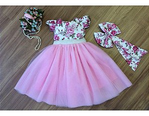 Vestido do Tema Jardim - Infantil