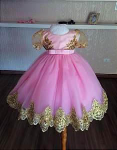 Vestido Para o Tema Realeza - Infantil