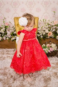 Vestido Vermelho para Daminha - Infantil