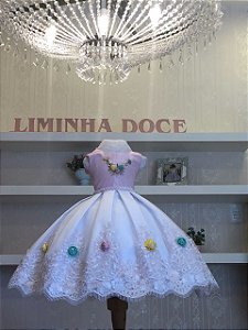 Vestido Tema Princesa Sofia - Infantil - Liminha Doce - Vestidos