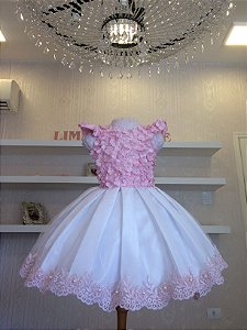 Vestido Rosa para Tema Boho Chic - Infantil