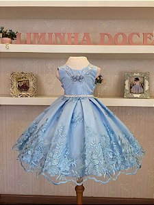 Vestido para Princesinha Alice - Infantil