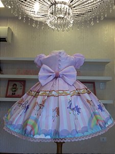 vestido de carrossel