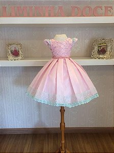 Vestido De Festa Tres Palavrinhas-Infantil