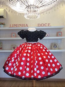 Vestido de Festa Minnie-Infantil