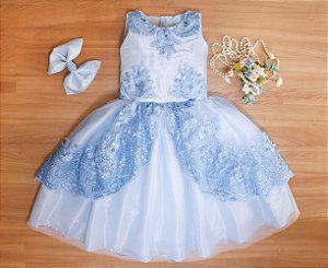 Vestido de Formatura Azul - VESTIDOS DE FESTA INFANTIL