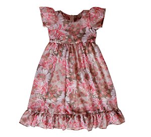 Vestido Floral Claro - Vestido Infantil