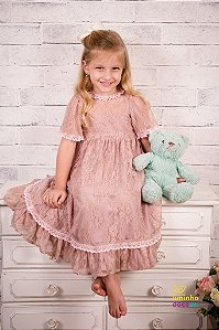 Vestido de Festa Boneca de Pano - Infantil - Liminha Doce - Vestidos de  Festa Infantis e Mãe e Filha