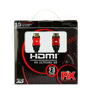 CABO HDMI 2.0 - 4K, ULTRA HD, 3D, 19 PINOS - 10 METROS