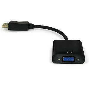 Cabo Adaptador Displayport (macho) X Vga (fêmea)