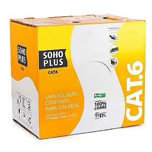 Caixa Cabo de Rede Cat6 - Furukawa SOHOPLUS - 305 Metros