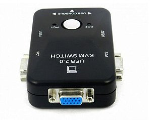 Switch KVM 2 Portas + USB Manual