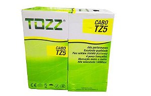 Cabo de Rede Cat5 Tozz TZ5  cx 305mts - Azul