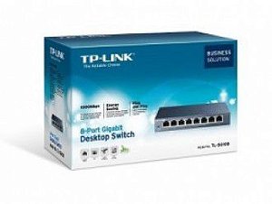 Switch 8 Portas 10/100/1000mbps Gigabit TL-SG108 - Tp-link