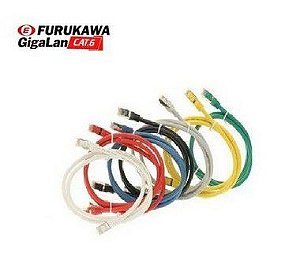 Cabo de Internet Furukawa CAT6 Montado Rj45 - 3 Metros