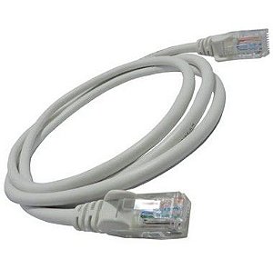 Cabo de Rede CAT6 Rj45 BRANCO GIGA - Internet por metro -3 Metros