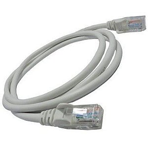 Cabo de Rede CAT6 Rj45 BRANCO GIGA - Internet por metro - 9 Metros