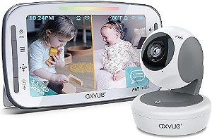 Baba eletrônica Video Baby Monitor,1080P Full HD Ultra Clear Image Quality,5.5" IPS Screen Monito,Pan Tilt Camera,Range up to 1000ft,18h Battery