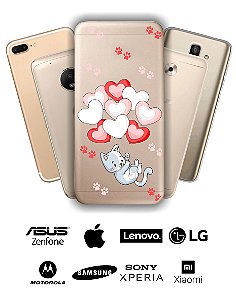 Capinha Personalizada - Gatinho fofo 2 - VILI CAPAS | CAPINHAS PARA CELULAR