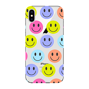 Capinha para iPhone X Anti Impacto Personalizada - Smiles - Sorrisos