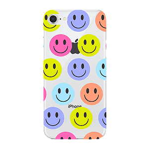 Capinha para iPhone SE 2020 Anti Impacto Personalizada - Smiles - Sorrisos