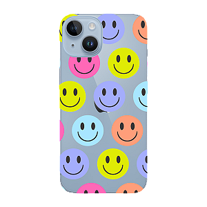 Capinha para iPhone 14 Plus Anti Impacto Personalizada - Smiles - Sorrisos