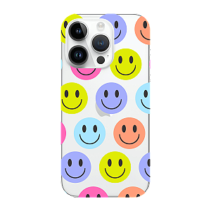 Capinha para iPhone 14 Pro Anti Impacto Personalizada - Smiles - Sorrisos