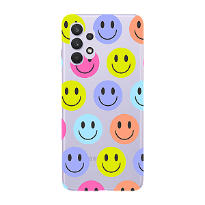 Capinha para Samsung A32 4G Anti Impacto Personalizada - Smiles - Sorrisos