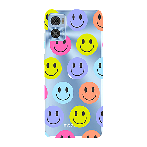 Capinha para Moto E22 Anti Impacto Personalizada - Smiles - Sorrisos