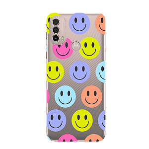 Capinha para Moto E30 Anti Impacto Personalizada - Smiles - Sorrisos