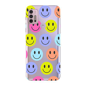 Capinha para Moto G30 Anti Impacto Personalizada - Smiles - Sorrisos