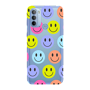 Capinha para Moto G31 Anti Impacto Personalizada - Smiles - Sorrisos