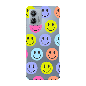 Capinha para Moto G53 Anti Impacto Personalizada - Smiles - Sorrisos