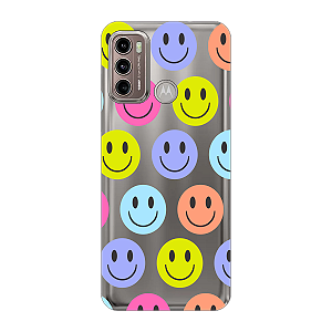 Capinha para Moto G60 Anti Impacto Personalizada - Smiles - Sorrisos