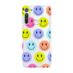 Capinha para Moto G8 Anti Impacto Personalizada - Smiles - Sorrisos