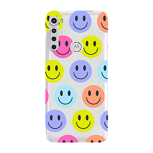 Capinha para Moto One Fusion Plus Anti Impacto Personalizada - Smiles - Sorrisos