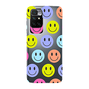 Capinha para Xiaomi RedMi 10 Prime Anti Impacto Personalizada - Smiles - Sorrisos