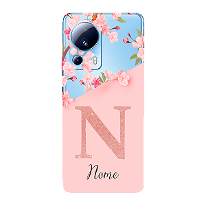 Capinha para iPhone 13 Pro Max Anti Impacto Personalizada - Delicate  Flowers Rosa com nome e fundo transparente - VILI CAPAS