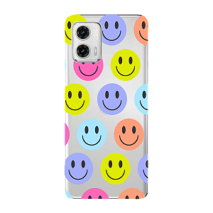 Capinha para Moto G73 Anti Impacto Personalizada - Smiles - Sorrisos