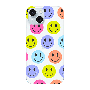 Capinha para iPhone 15 Anti Impacto Personalizada - Smiles - Sorrisos