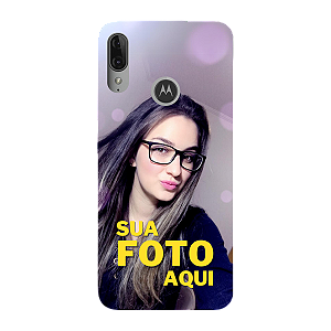 Capinha para Moto E6 Plus Anti Impacto Personalizada Com Foto
