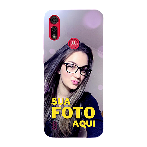 Capinha para Moto E6s Anti Impacto Personalizada Com Foto
