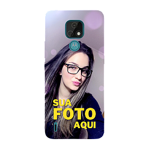 Capinha para Moto E7 Anti Impacto Personalizada Com Foto