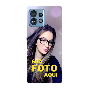 Capinha para Moto Edge 40 Pro Anti Impacto Personalizada Com Foto