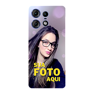 Capinha para Moto Edge 50 Pro Anti Impacto Personalizada Com Foto
