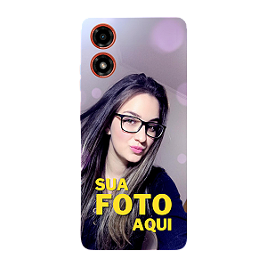 Capinha para Moto G04 Anti Impacto Personalizada Com Foto